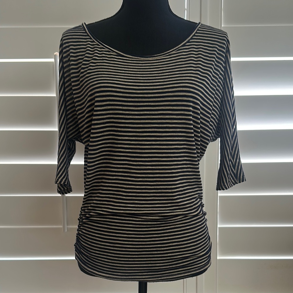 Talisman Top - Navy Blue Stripe